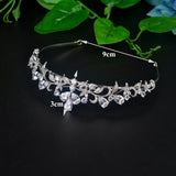 Coroa De Noiva Women CZ Wedding Tiaras Crowns Hair Jewelry H112