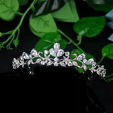 Coroa De Noiva Women CZ Wedding Tiaras Crowns Hair Jewelry H112
