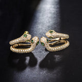 Cuff Clip Earring & CZ Snake Hyperbole Earring