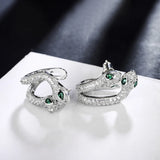 Cuff Clip Earring & CZ Snake Hyperbole Earring