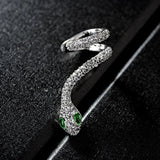 Punk Snake Ear Cuff Personality Clip Earrings Asymmetric Female Graceful E642