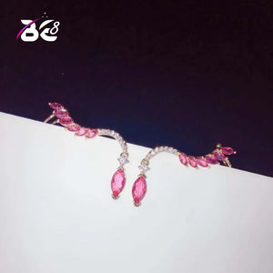 Graceful Water Drop Ear Cuff Clip Earrings E765