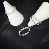 Tiny CZ Crystal Ring Party Gift Jewelry bijoux femme R113