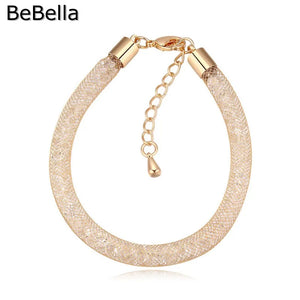 Crystal-Studded Wrap Bracelet for Women in 2 Colors