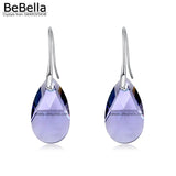 Water Drop Pendant Earrings with Crystals from Austria