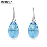 Water Drop Pendant Earrings with Crystals from Austria