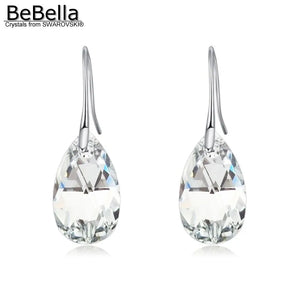 Water Drop Pendant Earrings with Crystals from Austria