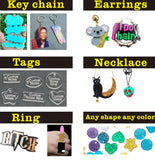 BeHoney Name Stud Earrings Personalized Nameplate Acrylic Laser Stud Earrings