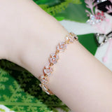 African Baguette CZ Crystal Bracelet B207