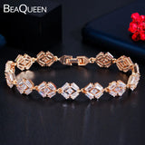 African Baguette CZ Crystal Bracelet B207