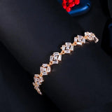 African Baguette CZ Crystal Bracelet B207