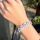 Micro Pave Cubic Zirconia Tennis Bracelet for Women B232