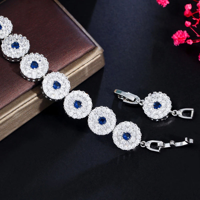 Micro Pave Cubic Zirconia Tennis Bracelet for Women B232
