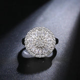 Bling CZ Stone Wedding Rings for Women R025