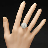 Bling CZ Stone Wedding Rings for Women R025