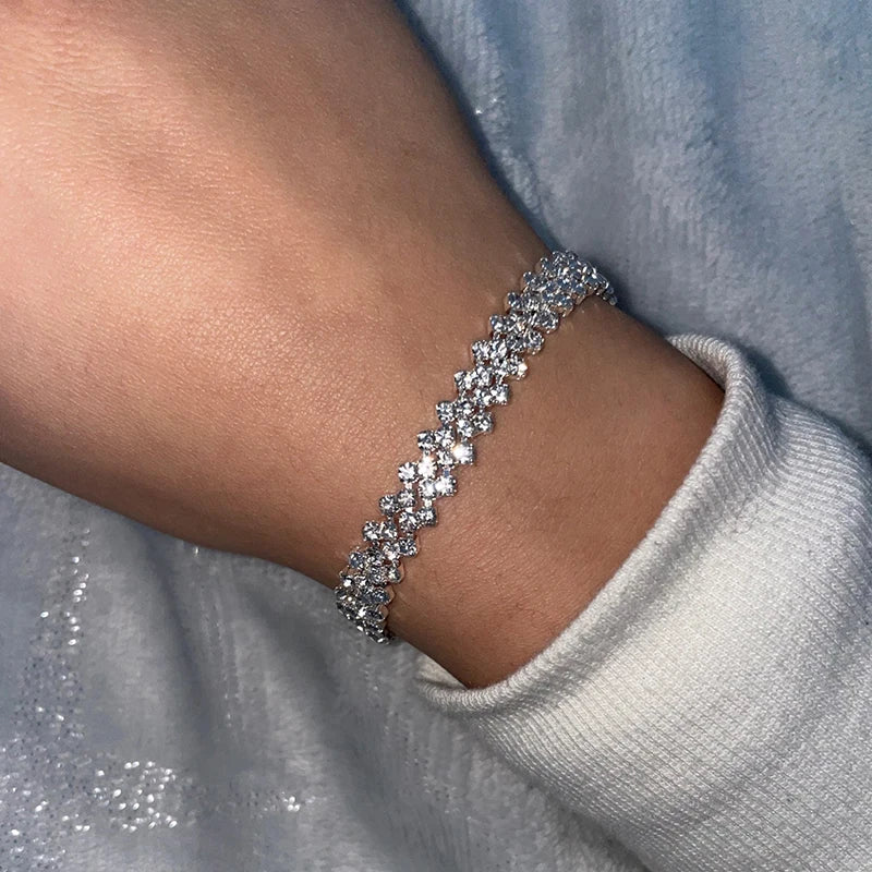 Crystal Lozenge Anklet Bohemian Vintage Ankle Sandals Chain Jewelry