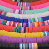 Rainbow Beach Heishi Beads Necklace Choker for DIY Jewelry Making
