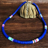 Rainbow Beach Heishi Beads Necklace Choker for DIY Jewelry Making