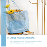 Large Beach Mesh Tote Toy Organizer Shoulder Bag