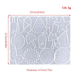 Beach Series Silicone Keychain Mold for DIY Decoration