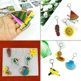 Beach Series Silicone Keychain Mold for DIY Decoration