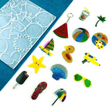 Beach Series Silicone Keychain Mold for DIY Decoration