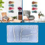 DIY Crafts Making Silicone Beach Slipper Mold