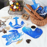 Beach Turtle Whale Resin Coaster Tray Mold