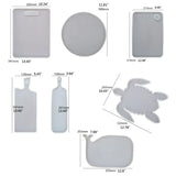 Beach Turtle Whale Tray Resin Mold Round Serving Coaster Silicone Epoxy