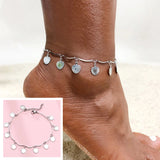 Stainless Steel Rope Twist Chain Anklet Summer Foot Bracelet