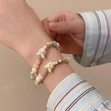 Smiley Ceramic Bead Bracelet Sweet Fresh Summer Star Bracelet