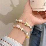 Smiley Ceramic Bead Bracelet Sweet Fresh Summer Star Bracelet