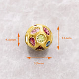 Colorful Stones 925 Silver European DIY Jewelry Accesorie