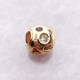 Colorful Stones 925 Silver European DIY Jewelry Accesorie