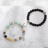 Heart Magnetic Bead Couple Bracelets Set Attraction Friendship Wish Bracelet