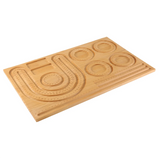 Bead Plate Tray DIY Craft Tool for Bracelets, Necklaces 18X11In(B)