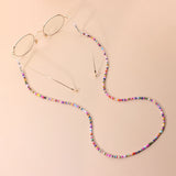 Colorful Bead Face Mask Lanyard Holder