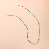 Colorful Bead Face Mask Lanyard Holder