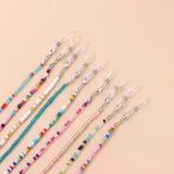 Colorful Bead Face Mask Lanyard Holder