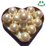 Acrylic Round Beads Ivory Pearl Bead 4mm-30mm for Jewelry Making