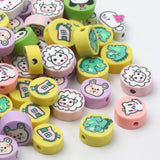 Polymer Clay Spacer Beads Animal Pattern DIY Jewelry