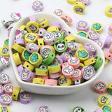 Polymer Clay Spacer Beads Animal Pattern DIY Jewelry