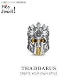 Knight Skull Charm Bead 2021 Fits Bracelet Europe Jewelry Gift Women Men