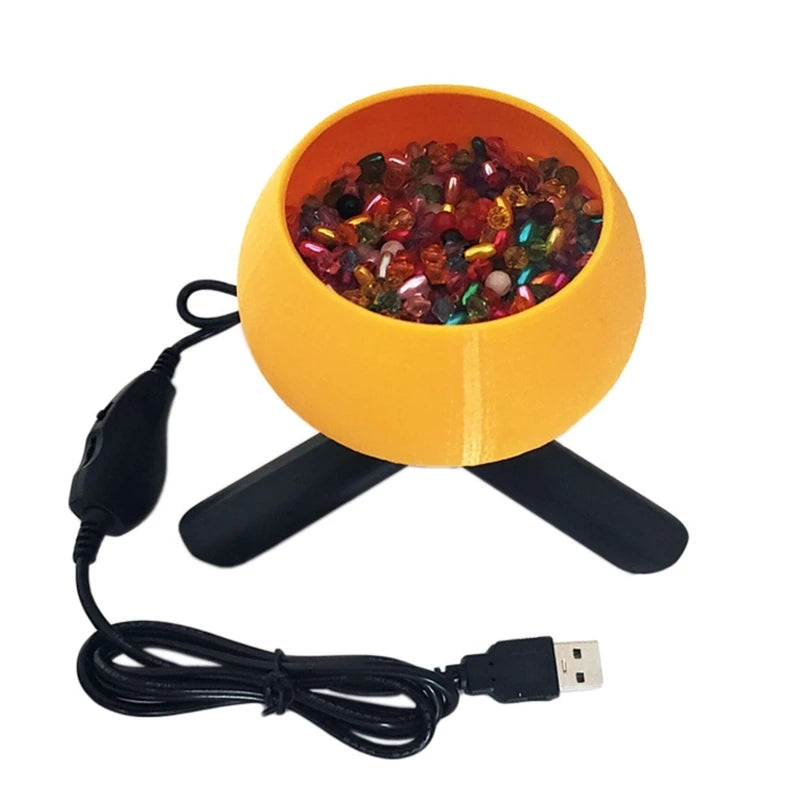 Electric Bead Loader Beading Spinner Seed Beads Spin Holder for Jewelry Making