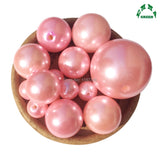 Pink Pearl Beads 6mm-30mm A75 Acrylic abs Pearls Beads