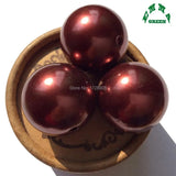 Burgundy Acrylic Pearl Beads 6mm-30mm for DIY Jewelry