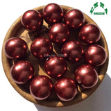 Burgundy Acrylic Pearl Beads 6mm-30mm for DIY Jewelry