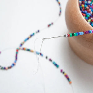 Bead Spinner Bowl & 2 Needles, Jewelry Making, Waist Bead Spinner Stringing