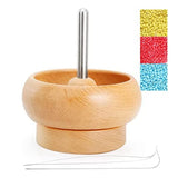 Wooden Bead Spinner, 2 Needles, 3000 Seed Beads