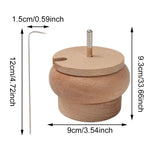 Wooden Bead Spinner Manual Beading Tool Jewelry Bracelet Making Crafts